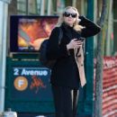 Gwendoline Christie – Seen after grocery shopping in New York