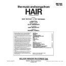 Hair (musical) Original 1968 Broadway Musical