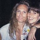 Andrew Elt and girlfriend Ine on the set for the video Heroes Die Young in 1991