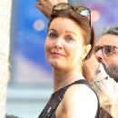 Bellamy Young – Seen at ‘Rock the City for a Fair Contract’ rally in New York