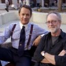 Tom Hanks and producer Gary Goetzman in the set of Charlie Wilson's War.