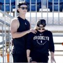 Alli Simpson – With boyfriend Mitch watch Cody Simpson’s race at Gold Coast