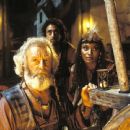 Bernard Hill, Grant Heslov and Sherri Howard in Universal's The Scorpion King - 2002