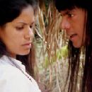 Christina Souza as Dayumae and Louie Leonardo as Mincayani in Jungle Films LLC's End of the Spear - 2006.