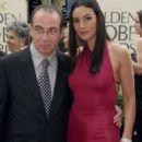 The Director Giuseppe Tornatore and Monica Bellucci At The 58th Annual Golden Globe Awards (2001)