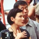 Director Joan Chen and Director of Photography Changwei Gu on the set of MGM's Autumn In New York - 2000