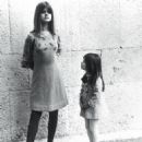Six year-old Nastassja Kinski with sister Pola.