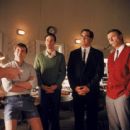 Kevin Harrington, Tom Long, Patrick Warburton and Sam Neill in Warner Brothers' The Dish - 2001