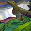 “Big Raven.” Emily Carr. 1931. Oil on canvas. [Courtesy: Vancouver Art Gallery]