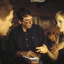 Director Robert Harmon and Laura Regan in Dimension's They - 2002