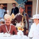 Kulbhushan Kharbanda, Javed Khan and Rachel Shelley in Sony Pictures Classics' Lagaan - 2002