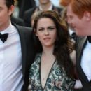 Kristen Stewart Poses in a Sexy Printed Gown at Her Big Cannes Premiere