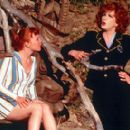 Lauren Ambrose as Chicklet and Charles Busch as Captain Monica Stark in Strand's Psycho Beach Party - 2000