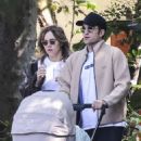 Suki Waterhouse – With Robert Pattinson on a family breakfast outing in Los Angeles
