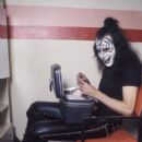 Waring Abbott takes advantage of the band's stay at The Make-Up Center and records a few moments during the makeup session