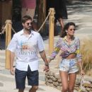 Izabel Goulart – With Kevin Trapp on vacation in Mykonos