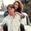 Michael J. Fox and Julie Warner