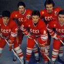 Olympic ice hockey players for the Soviet Union