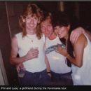 Lupe and Phil Collen with Steve Clark