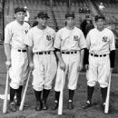 Bill Dickey, Lou Gehrig, Joe DiMaggio &Tony Lazzeri