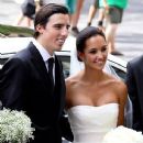 Marc-Andre Fleury and Veronique Larosee