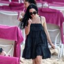 Andrea Corr – Seen on the beach at Sandy Lane Hotel in Barbados