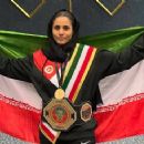 Iranian female kickboxers