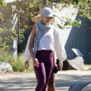 Kimberly Stewart – Seen with a friend among the serene paths of TreePeople Park in Beverly Hills