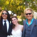 Mike Inez wedding to Sydney Kelly with friend Matt Sorum
