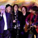 Musicians Michael McDonald, Patrick Simmons, John McFee and Tom Johnston of the Doobie Brothers and musican Richie Sambora perform onstage at the 32nd Annual ASCAP Pop Music Awards at the Loews Hollywood Hotel on April 29, 2015 in Los Angeles, California.