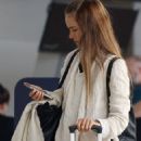 Isabel Lucas – Was seen departing Perth Airport
