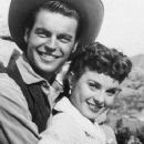 Jean Peters and Robert Wagner