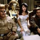 Bill Pullman, Daphne Zuniga, Lorene Yarnell and John Candy in Spaceballs (1987)