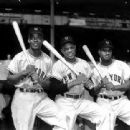 Monte Irvin, Willie  Mays & Hank Thompson