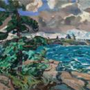 Arthur Lismer, A September Gale, Georgian Bay, 1921, Oil on panel, 27.8 x 40.7 cm, Private collection