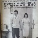Myriam Bru and Horst Buchholz - Cine Tele Revue Magazine Pictorial [France] (19 February 1960)