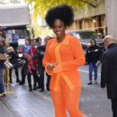 Teyonah Parris – Arrives to ABC studios in New York City