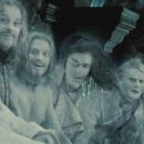 (Left to right) Quintus (ADAM BUXTON), Tertius (MARK HEAP), Primus (JASON FLEMYNG), Secundus (RUPERT EVERETT), Quartus (JULIAN RHIND-TUTT) and Sextus (DAVID WALLIAMS), are the ghost of princes who have failed in their quest for their father’s throne
