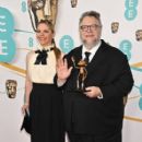 Kim Morgan and Guillermo Del Toro - The EE BAFTA Film Awards (2023)