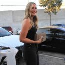 Kristine Leahy – In black dress in Los Angeles