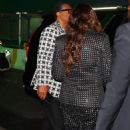 Tina Knowles – Arriving at Beyonce’s Renaissance release party in Time Square in NY