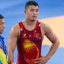 Kyrgyzstani sport wrestlers