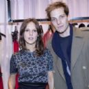 Élodie Navarre and Andy Gillet at Alexis Mabille Fêtes Paris Store Opening