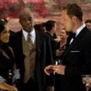 Abby (Robin Givens), Abby's Husband (Benjamin Brown), William (Cole Hauser) and Jillian (KaDee Strickland) in TYLER PERRY'S THE FAMILY THAT PREYS. Photo credit: Alfeo Dixon