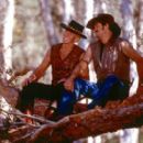 Paul Hogan as Mick Dundee and Alec Wilson as Jacko in Paramount's Crocodile Dundee In Los Angeles - 2001