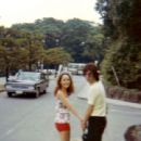 1970 Alan Merrill and star model Diana Hodges on a date, Kyoto Japan