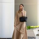 Olivia Culpo – Steps out for a business meeting in Century City