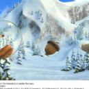Scratte (voiced by Karen Disher) and Scrat (voiced by Chris Wedge) find themselves in another fine mess. Photo credit: Blue Sky Studios. ICE AGE 3 TM and © 2009 Twentieth Century Fox Film Corporation. All rights reserved.