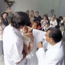 Baptism of their son