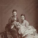 Grand Duchess Alice of Hesse and her elder sister Crown Princess Victoria of Prussia: 1870s